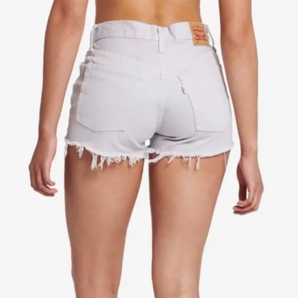 Levi’s 501 Originals Jeans Shorts Washed Lilac - Picture 2 of 12